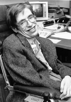 Stephen Hawking, el físico que lleva luchando años contra la ELA. cLÍNCIA san Vicente nos lo cuenta
